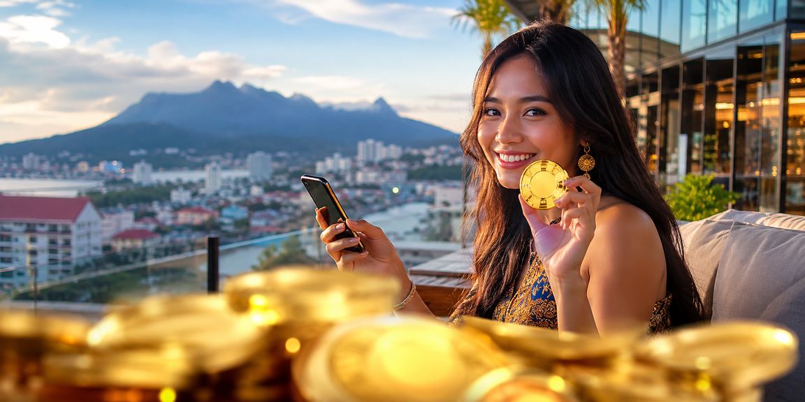Mobile casino players in Sabah enjoying usj7 live tables